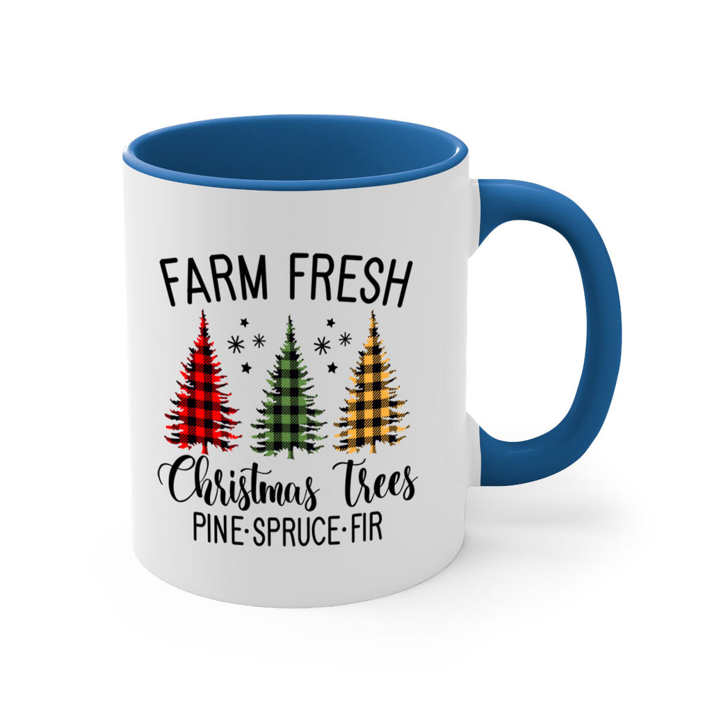 farm fresh christmas trees style 206#- christmas-Mug / Coffee Cup
