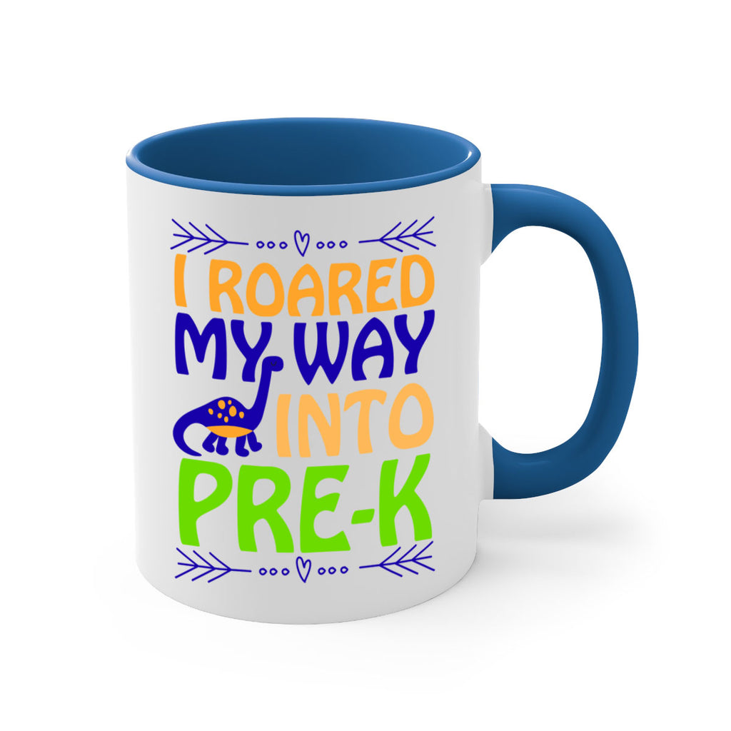 i roared my way into prek 20#- mardi gras-Mug / Coffee Cup