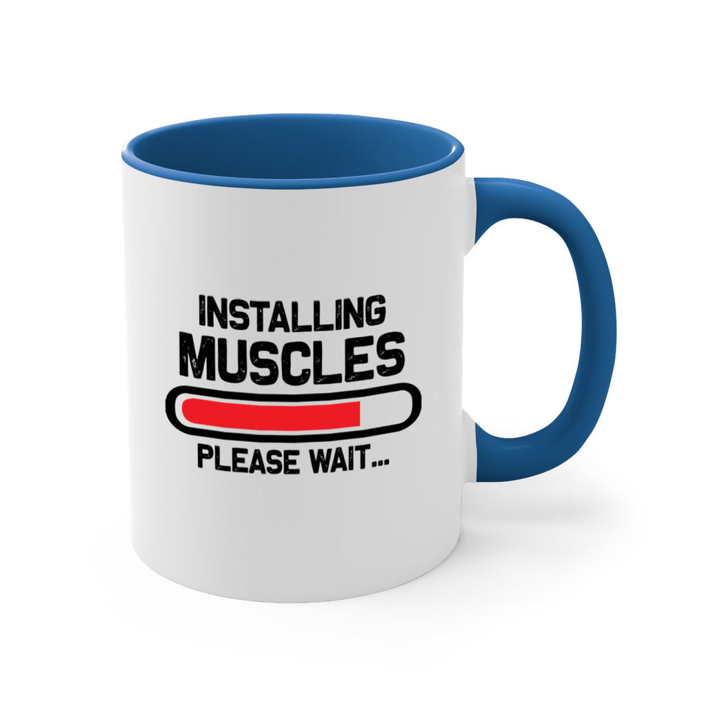 installing muscles please wait 7#- gym-Mug / Coffee Cup