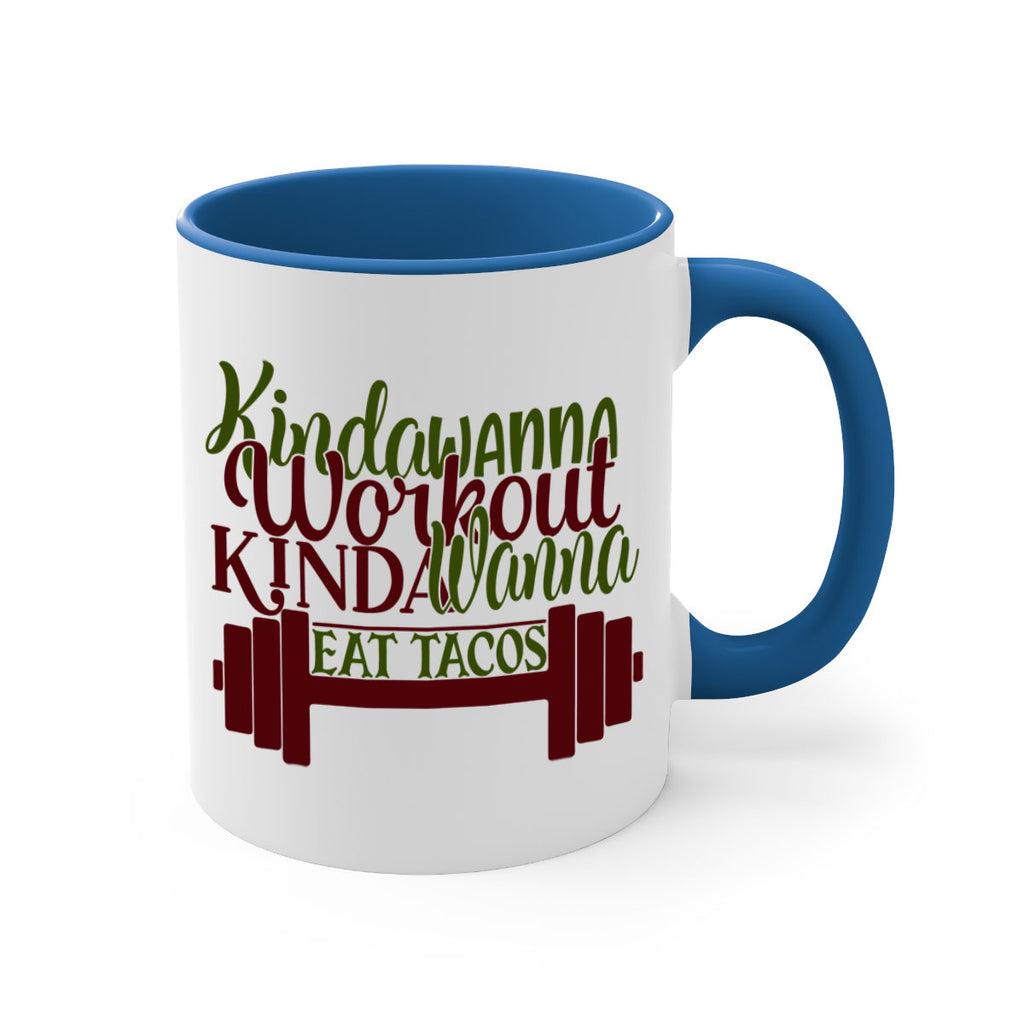 kinda wanna workout kinda wanna eat tacos 36#- gym-Mug / Coffee Cup