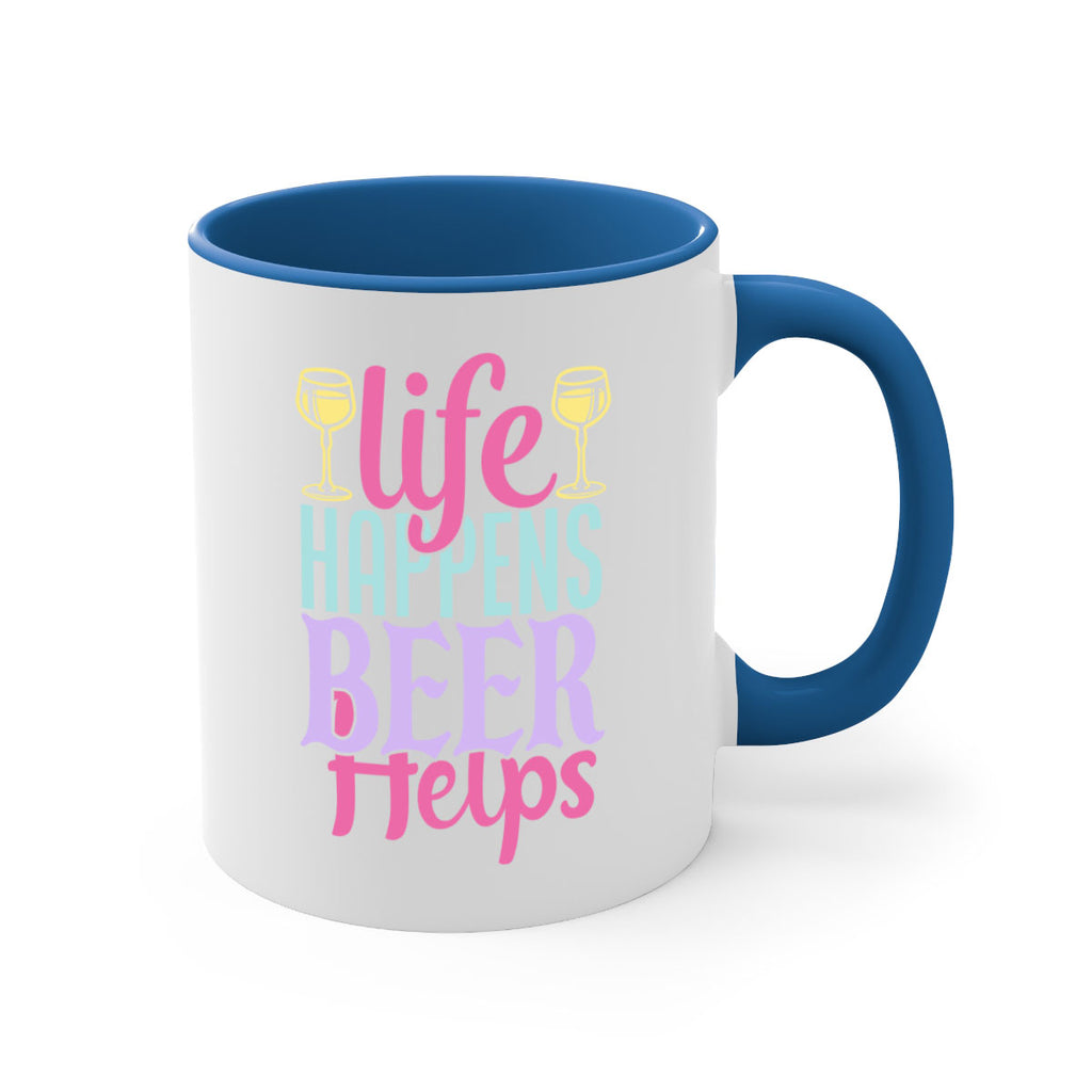 life happens beer helps 141#- beer-Mug / Coffee Cup