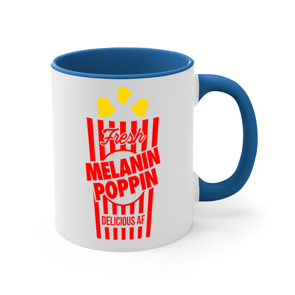 melanin poppin popcorn 86#- black words - phrases-Mug / Coffee Cup