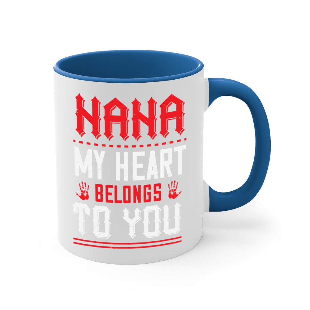 nana MY HEART 7#- grandma-Mug / Coffee Cup