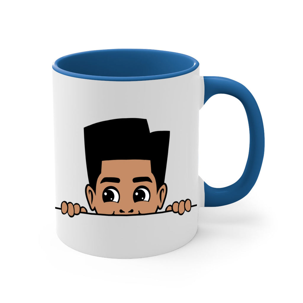 peekaboo boy 18#- Black men - Boys-Mug / Coffee Cup