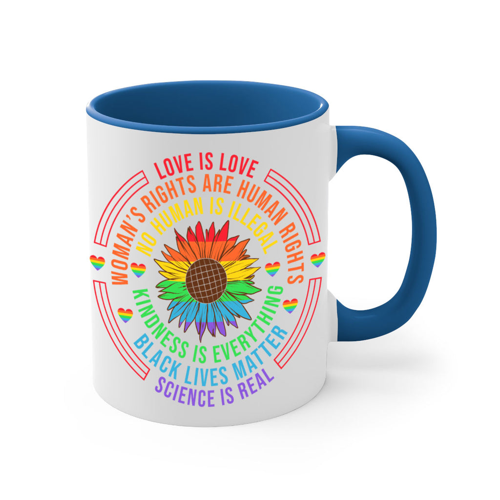 rainbow lgbt pride flower lgbt 27#- lgbt-Mug / Coffee Cup