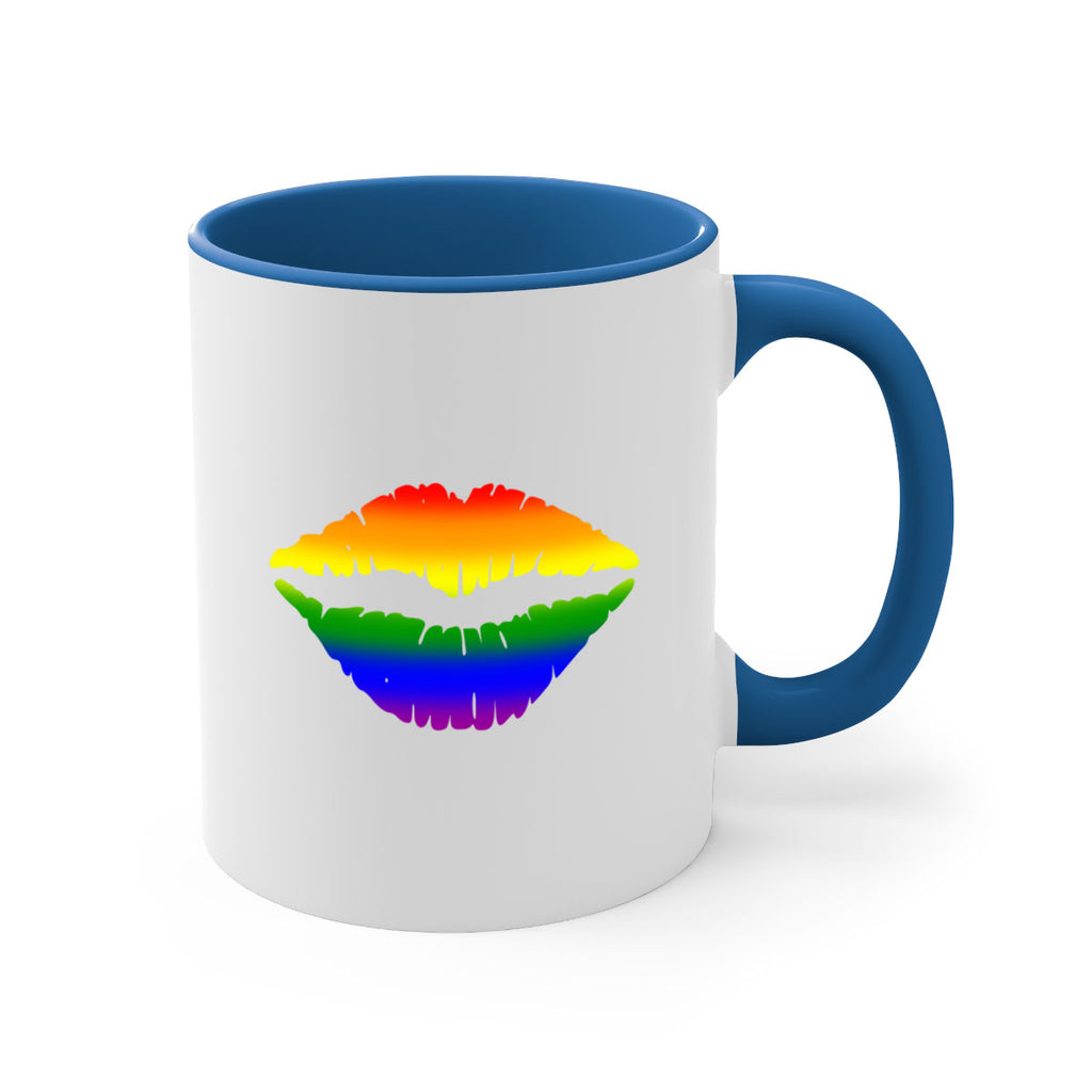 rainbow lips 6#- lgbt-Mug / Coffee Cup