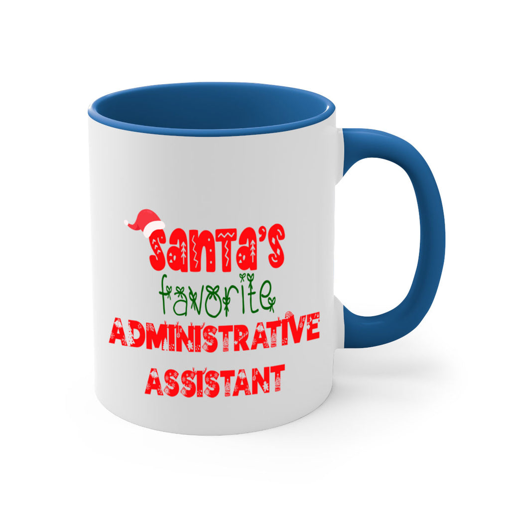 santas favorite administrative assistant style 623#- christmas-Mug / Coffee Cup
