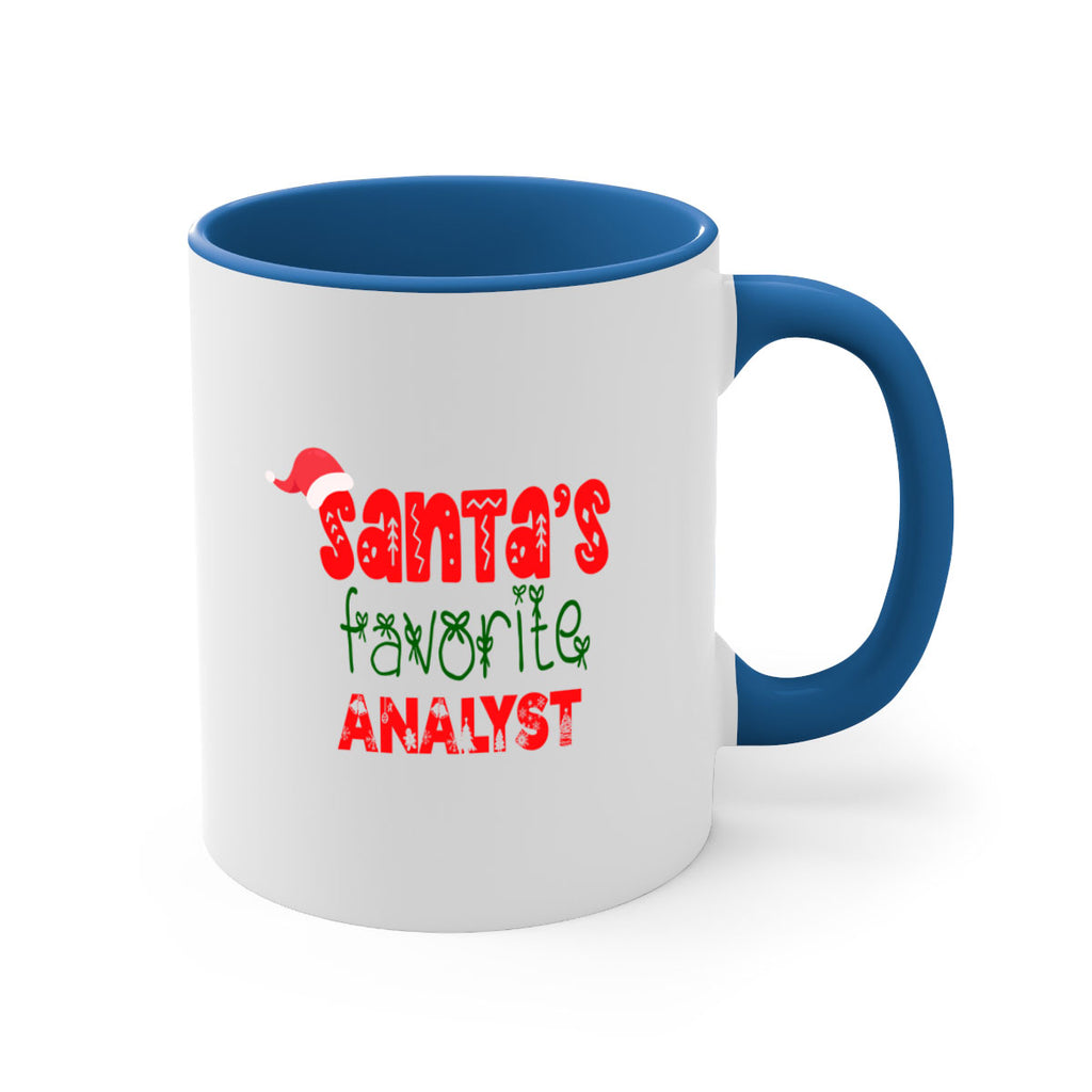 santas favorite analyst style 638#- christmas-Mug / Coffee Cup