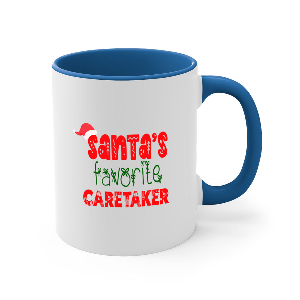 santas favorite caretaker style 699#- christmas-Mug / Coffee Cup