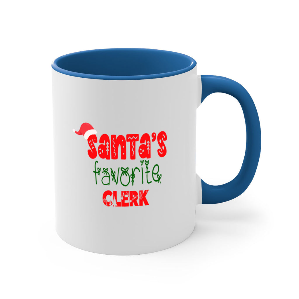 santas favorite clerk style 722#- christmas-Mug / Coffee Cup