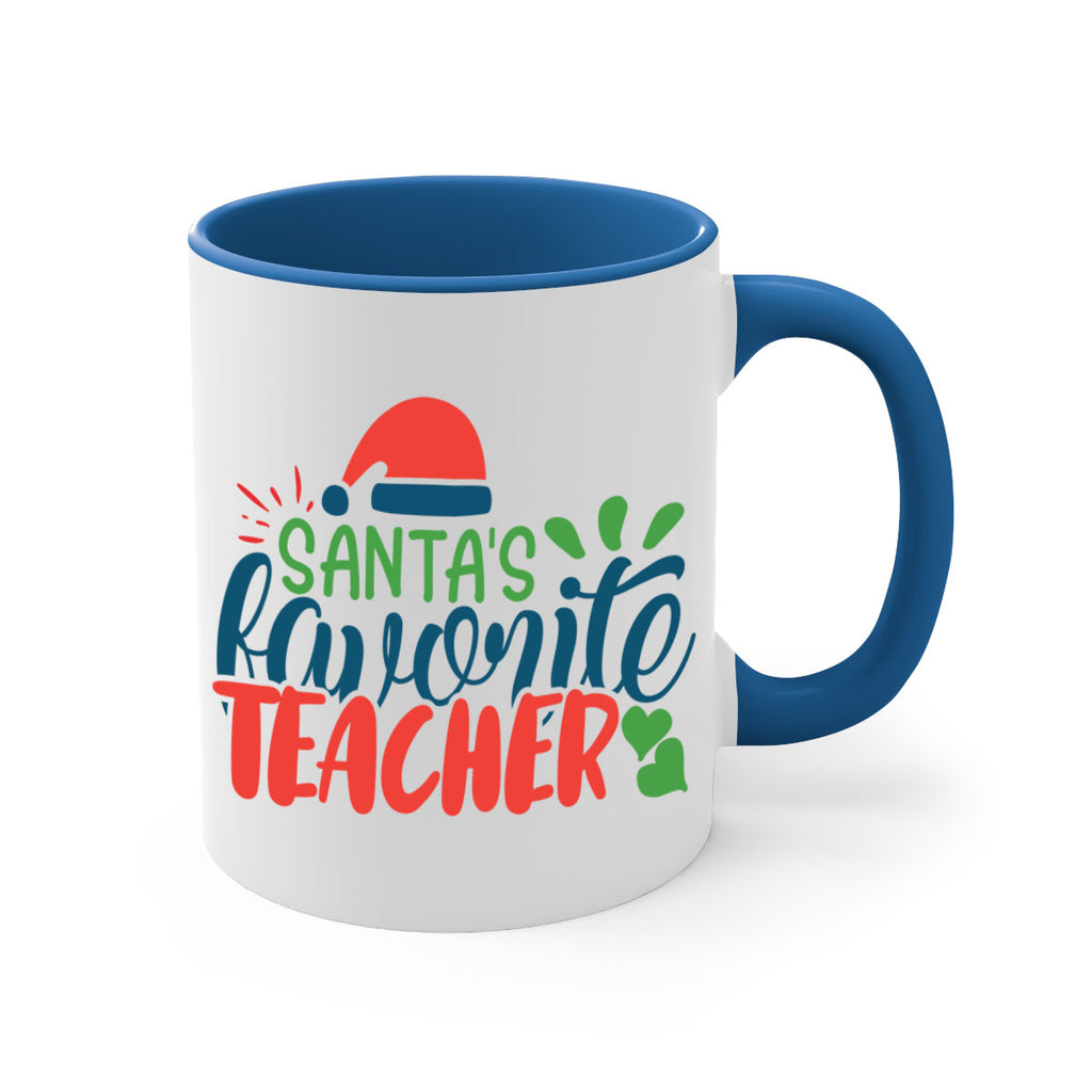 santas favorite teacher Style 151#- teacher-Mug / Coffee Cup