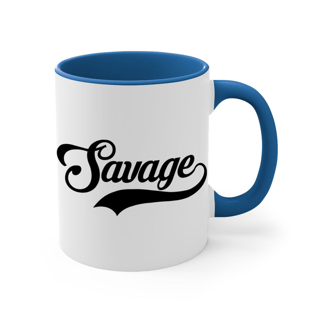 savage script 40#- black words - phrases-Mug / Coffee Cup