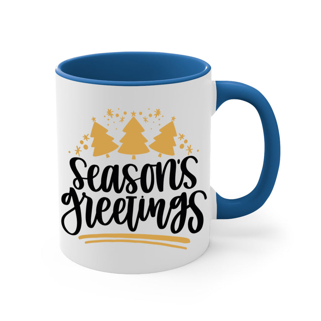 season greetings gold 51#- christmas-Mug / Coffee Cup