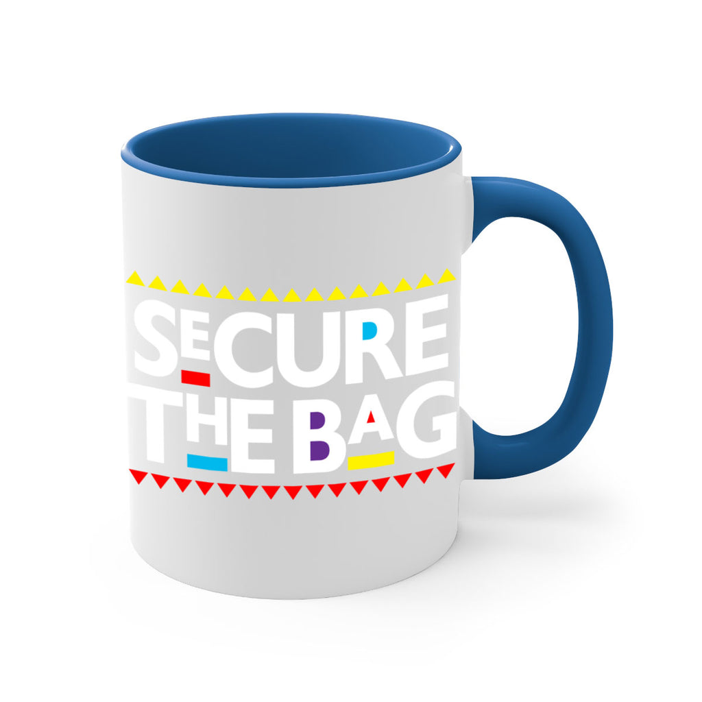 secure the bag 39#- black words - phrases-Mug / Coffee Cup