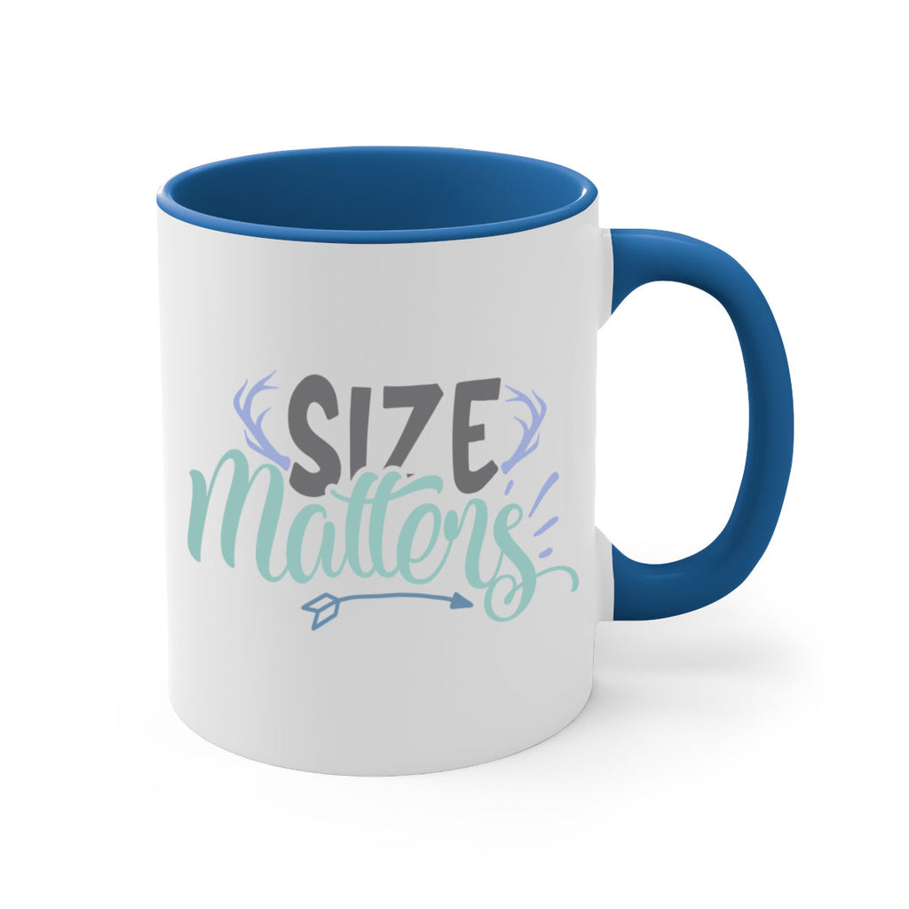 size matters 195#- fishing-Mug / Coffee Cup