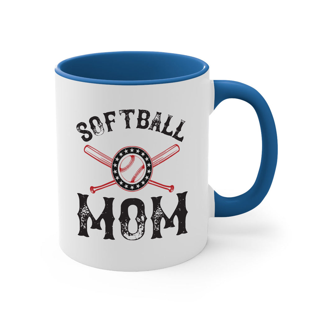 softball mom 66#- mom-Mug / Coffee Cup
