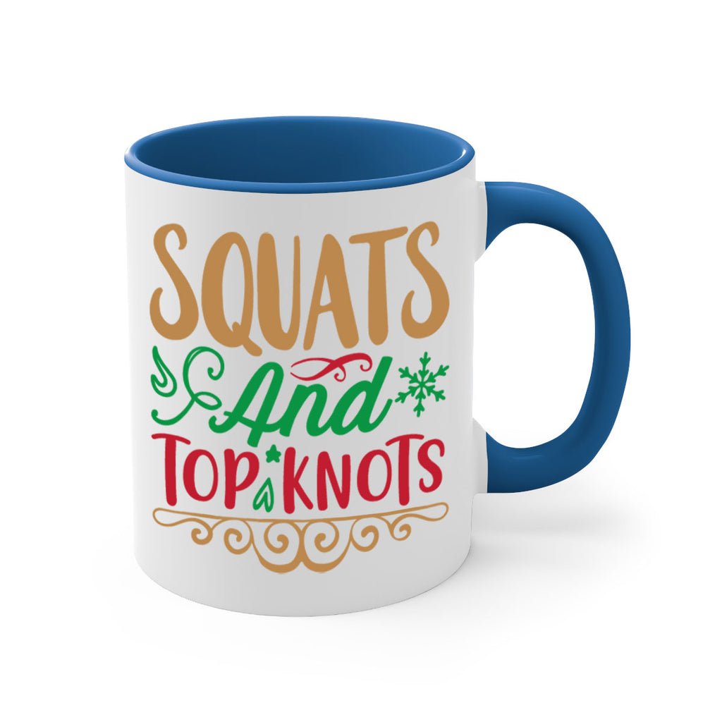 squats and top knots 10#- christmas-Mug / Coffee Cup