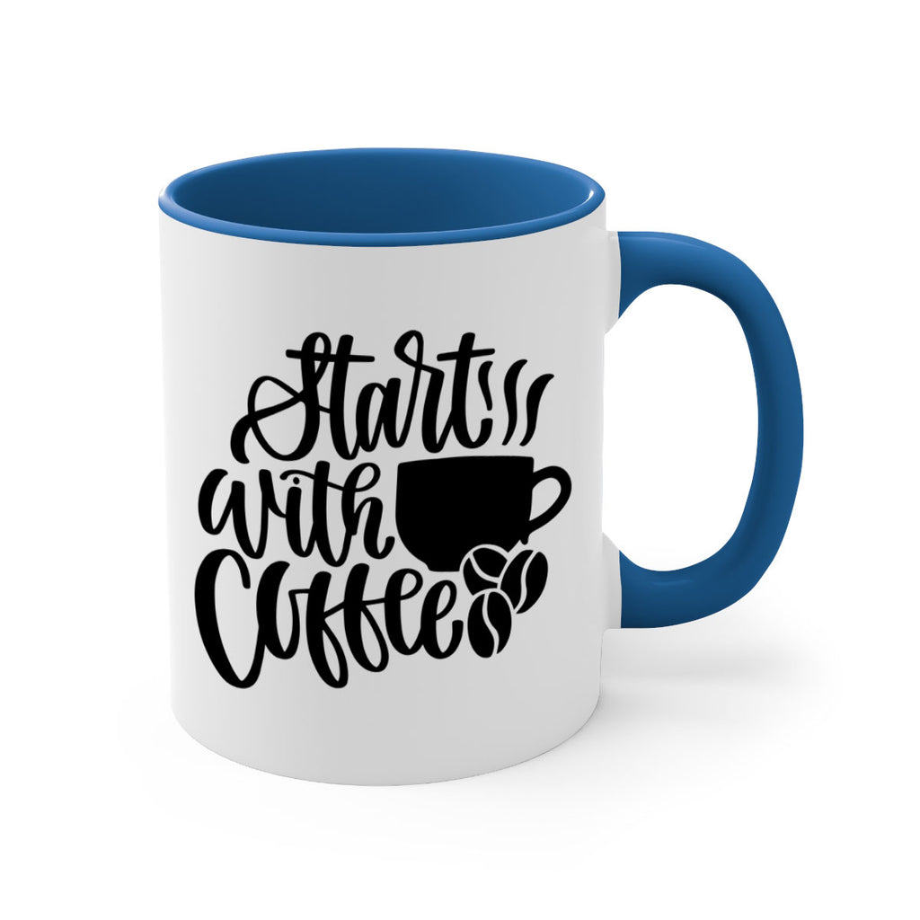 start with coffee 33#- coffee-Mug / Coffee Cup