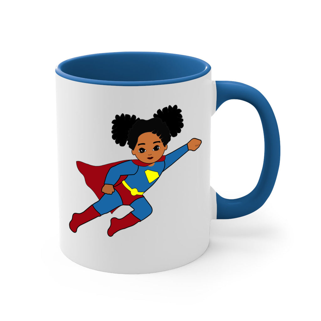 super kids girl 3#- Black women - Girls-Mug / Coffee Cup