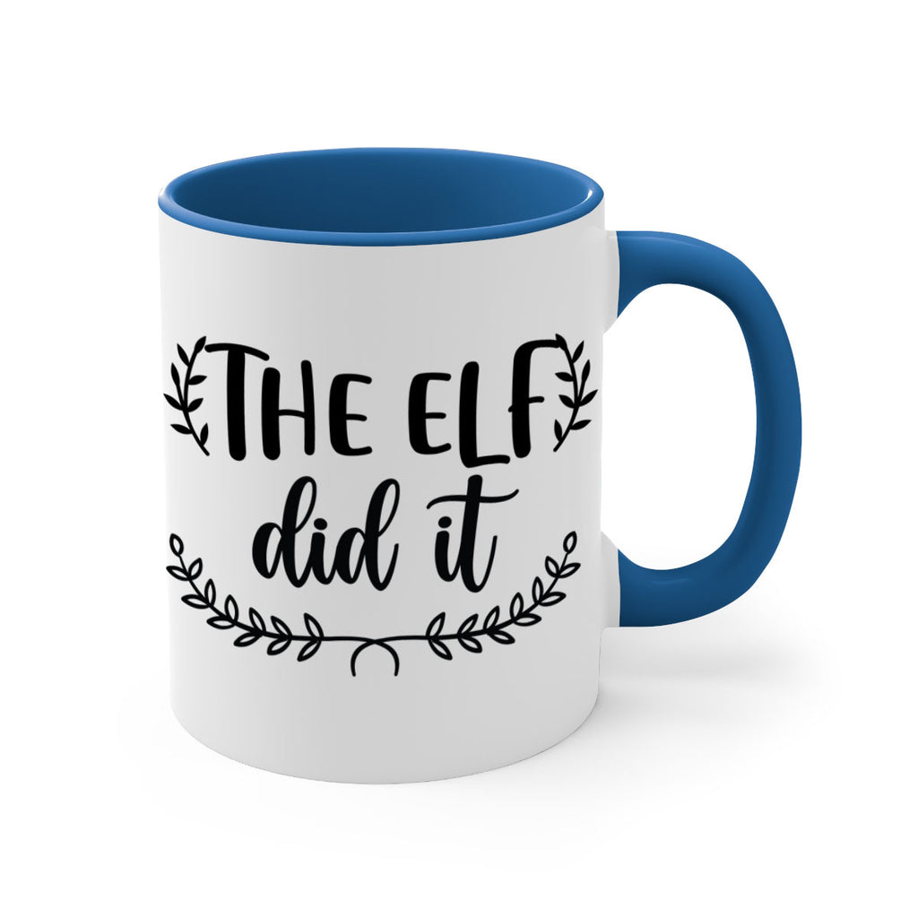 the elf did it style 1196#- christmas-Mug / Coffee Cup