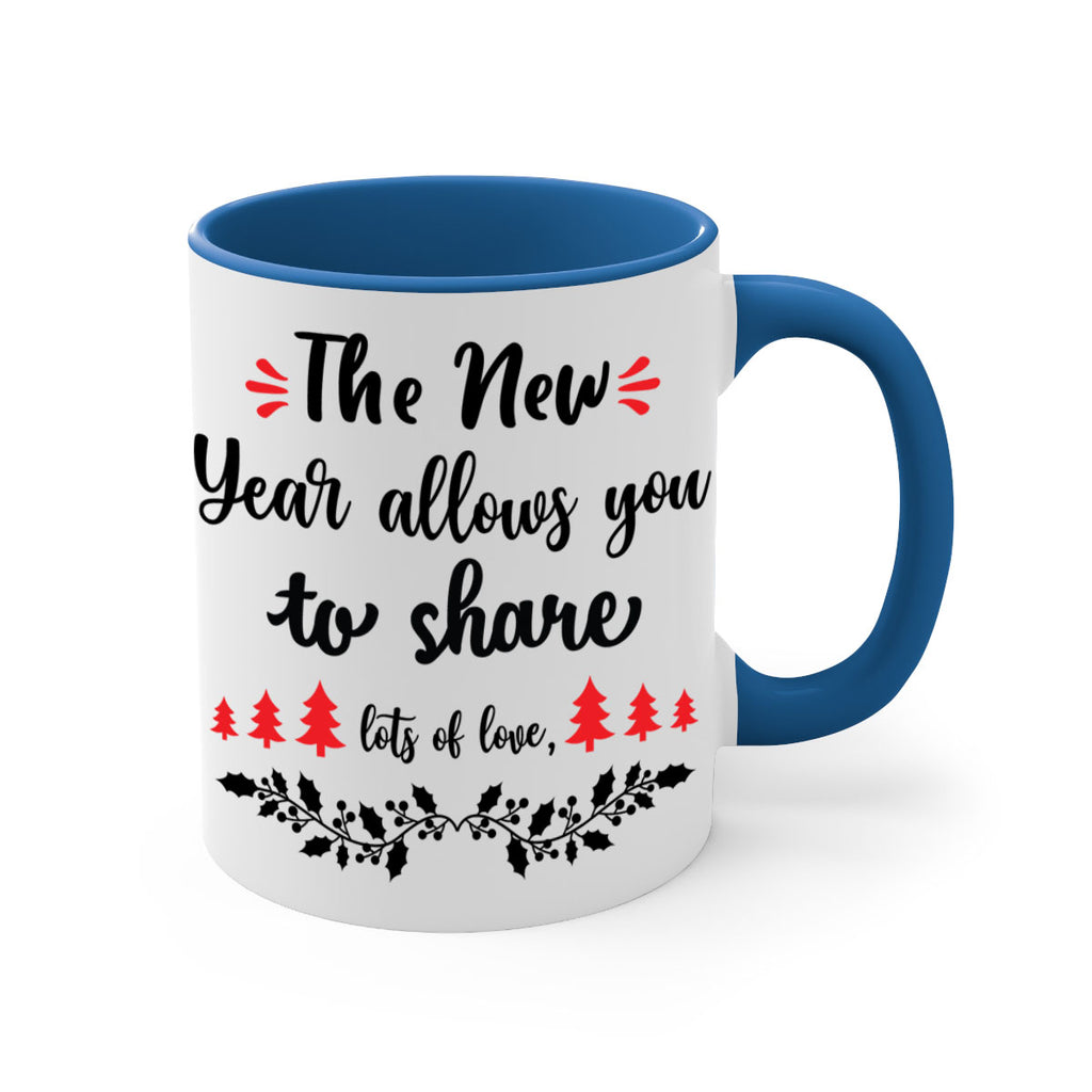 the new year allows you to share lots of love style 1205#- christmas-Mug / Coffee Cup