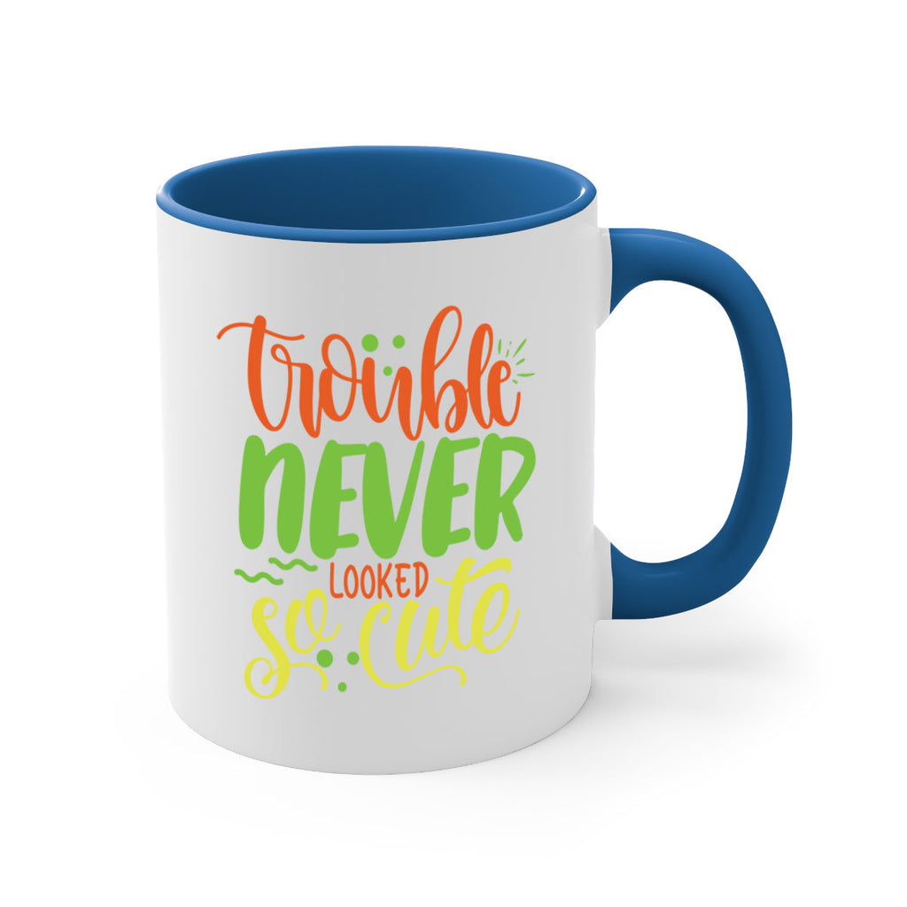 trouble never looked so cute 361#- mom-Mug / Coffee Cup