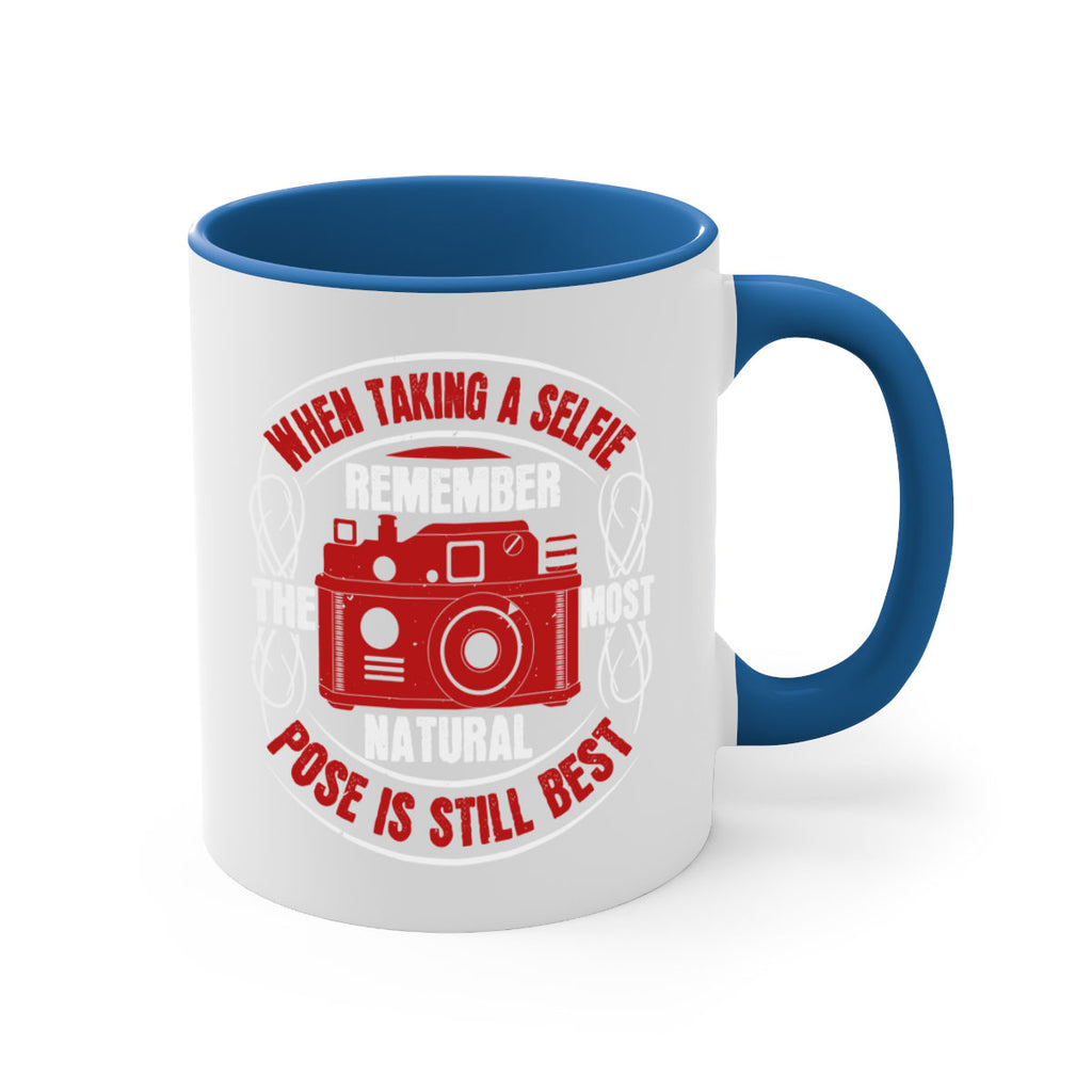 when taking a selfie remember 5#- photography-Mug / Coffee Cup