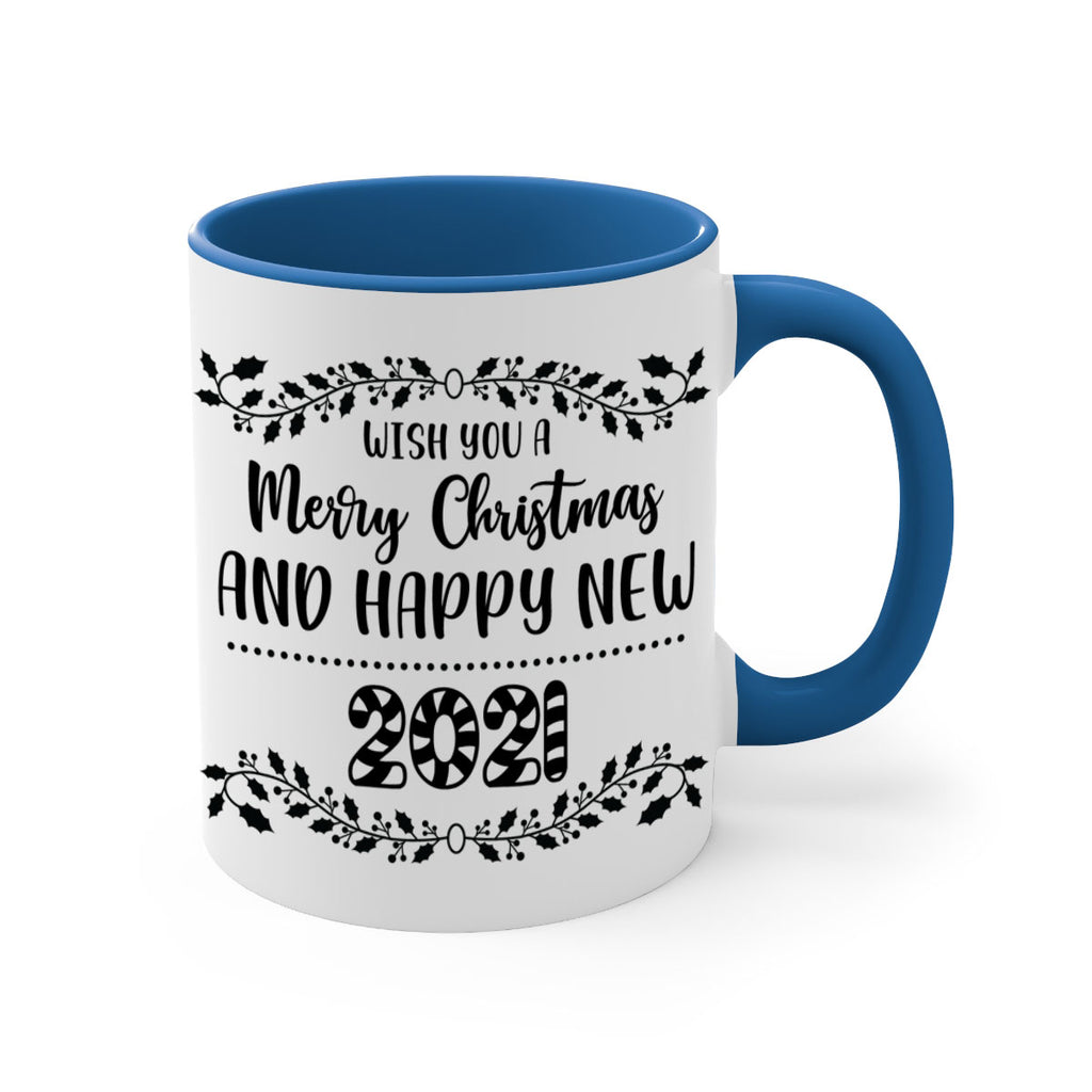 wish you a merry christmas and happy new year style 1242#- christmas-Mug / Coffee Cup
