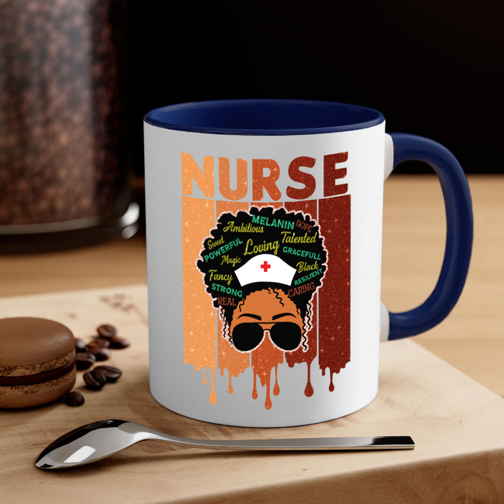 Black Nurse African Melanin Juneteenth 22#- juneteenth-Mug / Coffee Cup