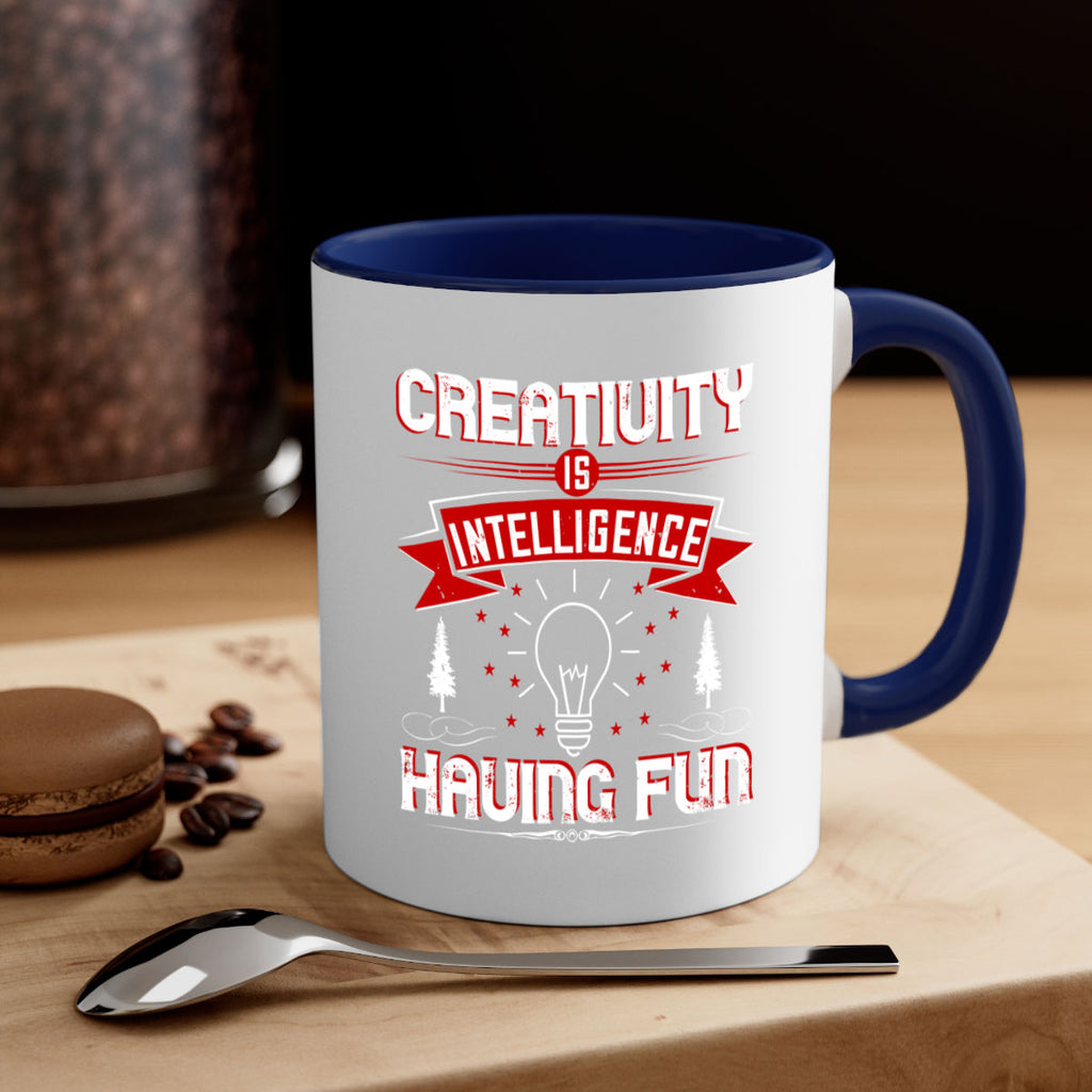 Creativity Is Intelligence Having Fun Style 49#- motivation-Mug / Coffee Cup