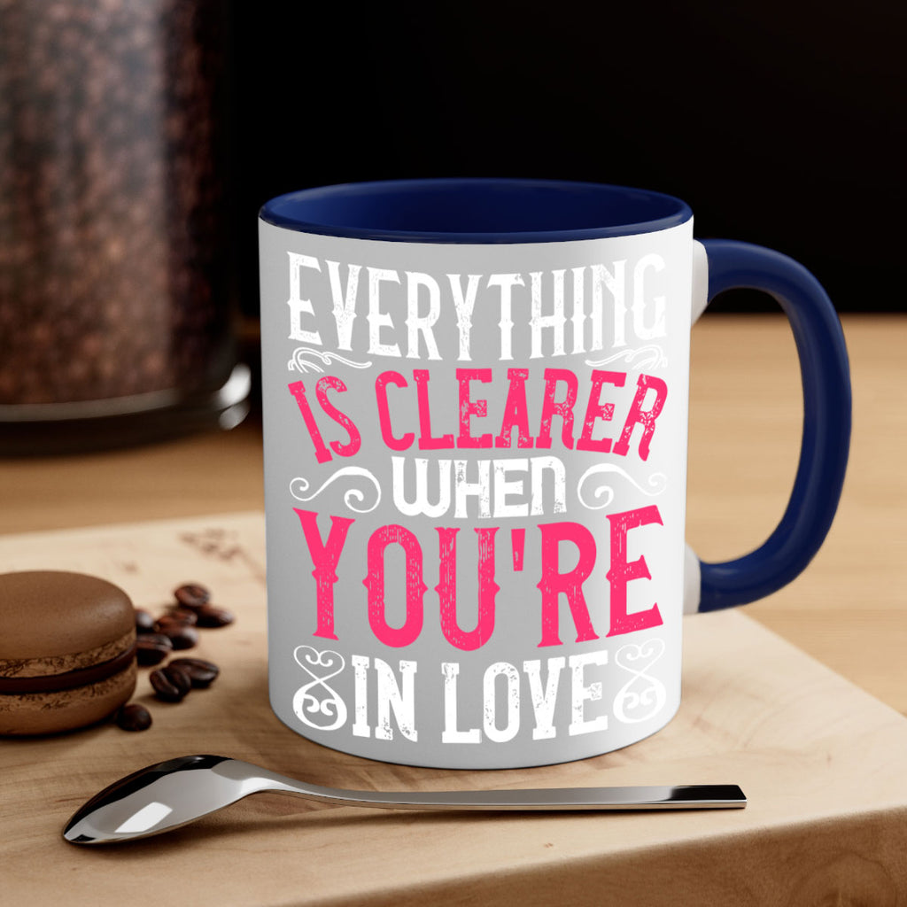 Everything is clearer when youre in love Style 48#- Dog-Mug / Coffee Cup