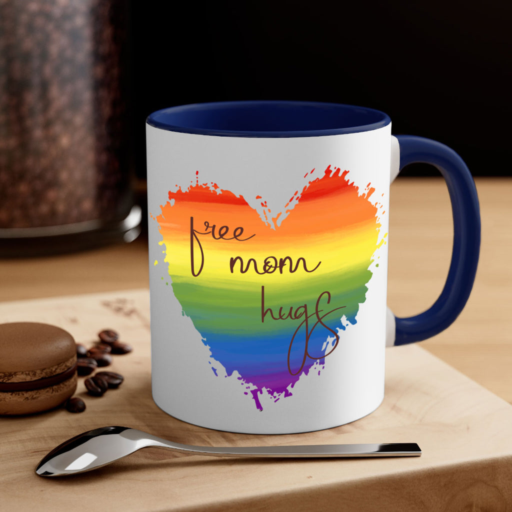 Free Mom Hugs Rainbow Pride Lgbt Png 35#- lgbt-Mug / Coffee Cup