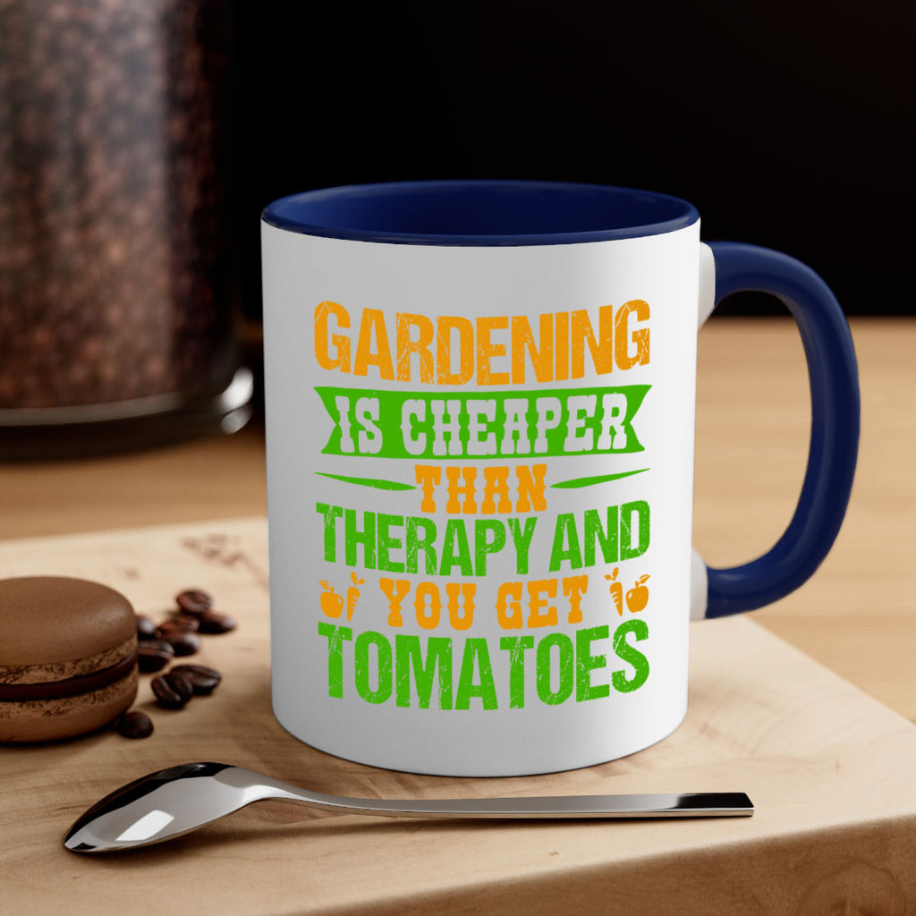 Gardening is cheaper than therapy 63#- Farm and garden-Mug / Coffee Cup