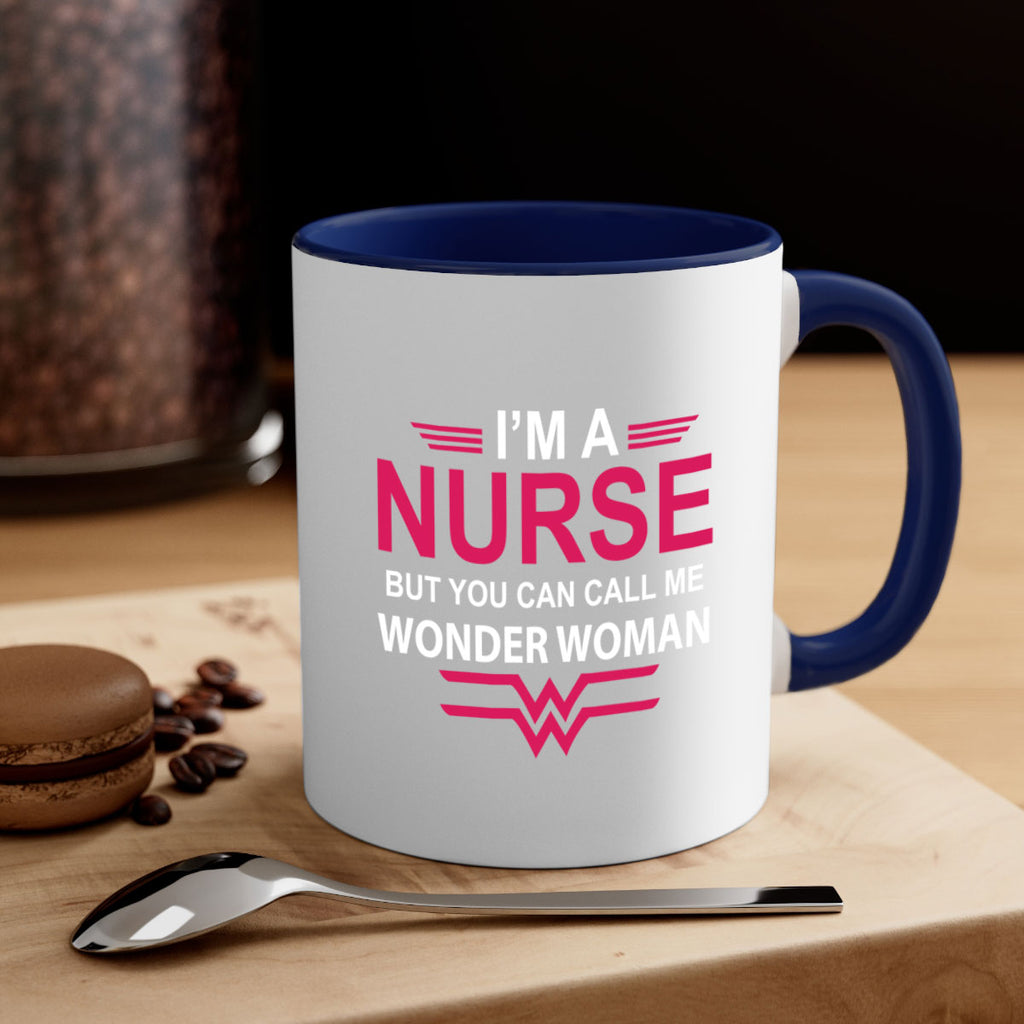 I am nurse but you can call me wonder woman Style 327#- nurse-Mug / Coffee Cup