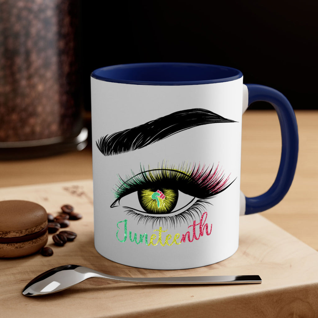Juneteenth 1865 GirlS Eye 3#- juneteenth-Mug / Coffee Cup
