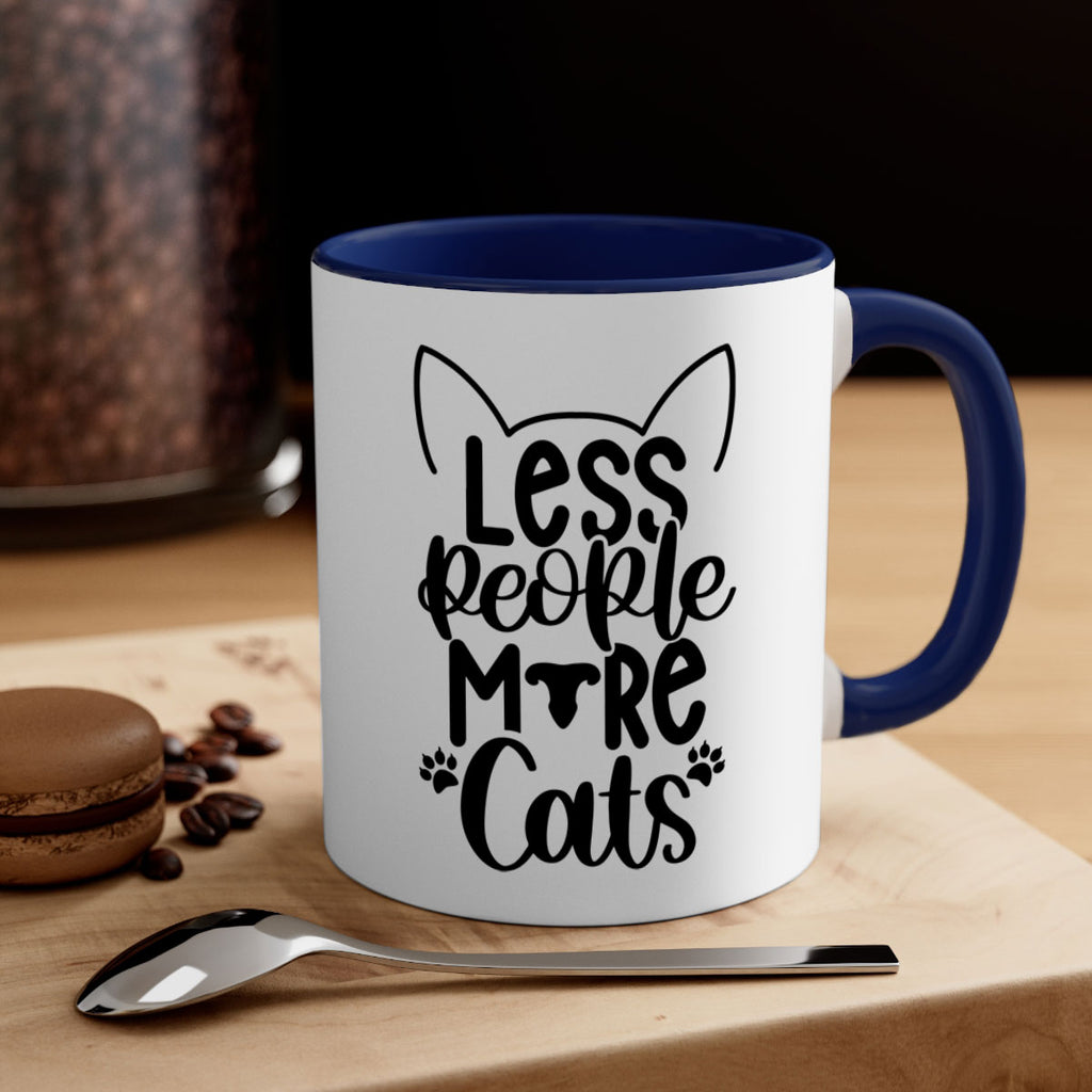 Less People More Cats Style 97#- cat-Mug / Coffee Cup
