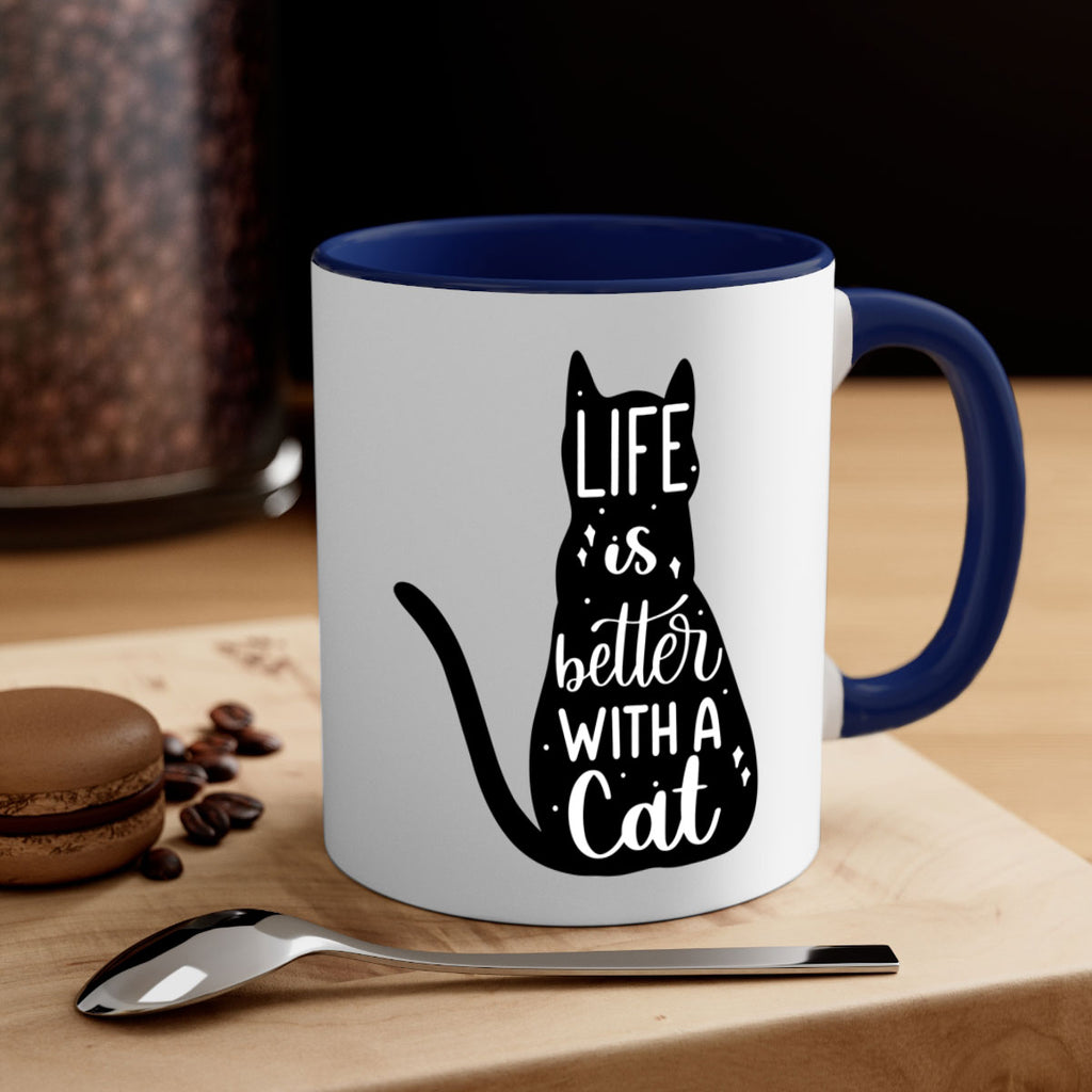 Life Is Better With A Cat Style 98#- cat-Mug / Coffee Cup