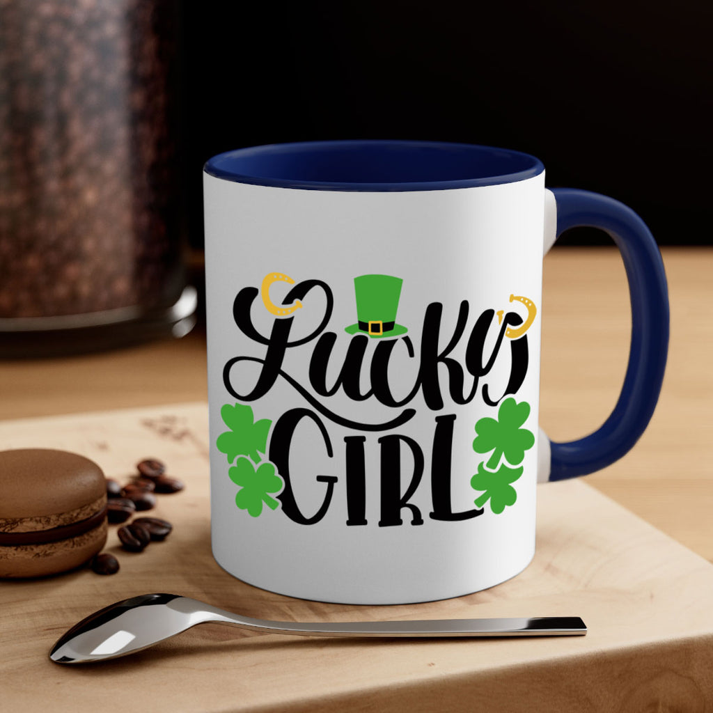 Lucky Girl Style 56#- St Patricks Day-Mug / Coffee Cup