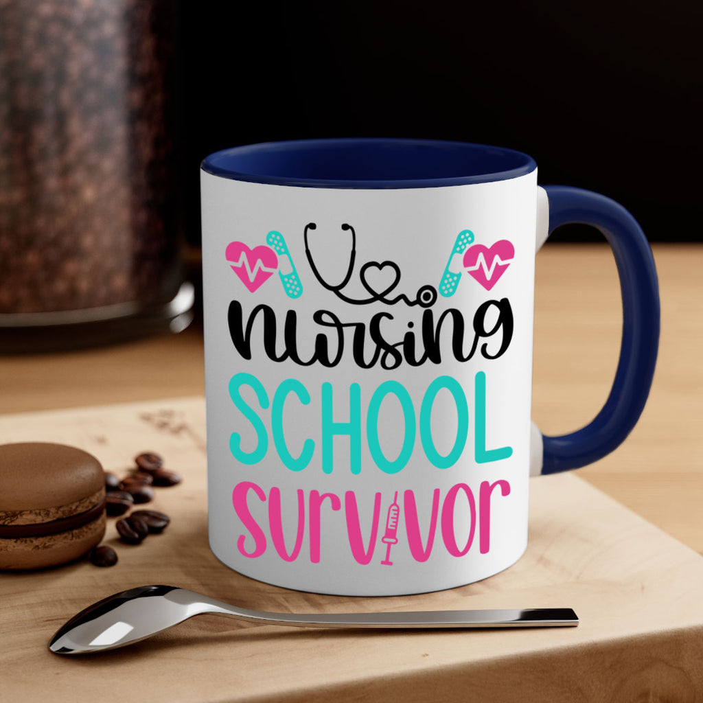 Nursing School Survivor Style Style 63#- nurse-Mug / Coffee Cup