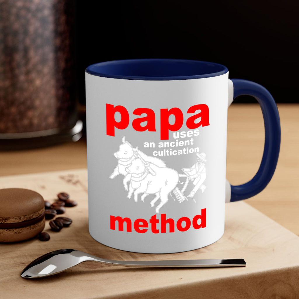 PAPA USES an ancient 113#- grandpa-Mug / Coffee Cup