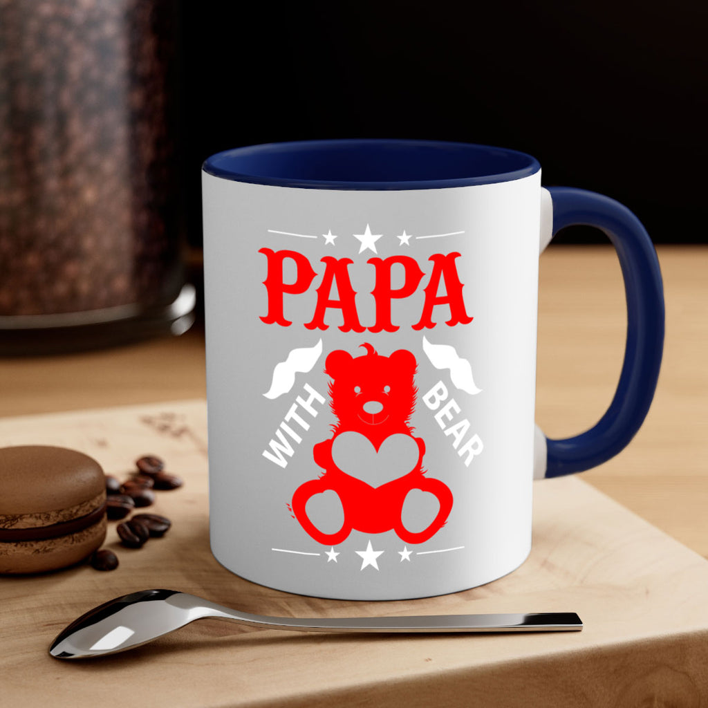 PAPA WITH BEAR 112#- grandpa-Mug / Coffee Cup