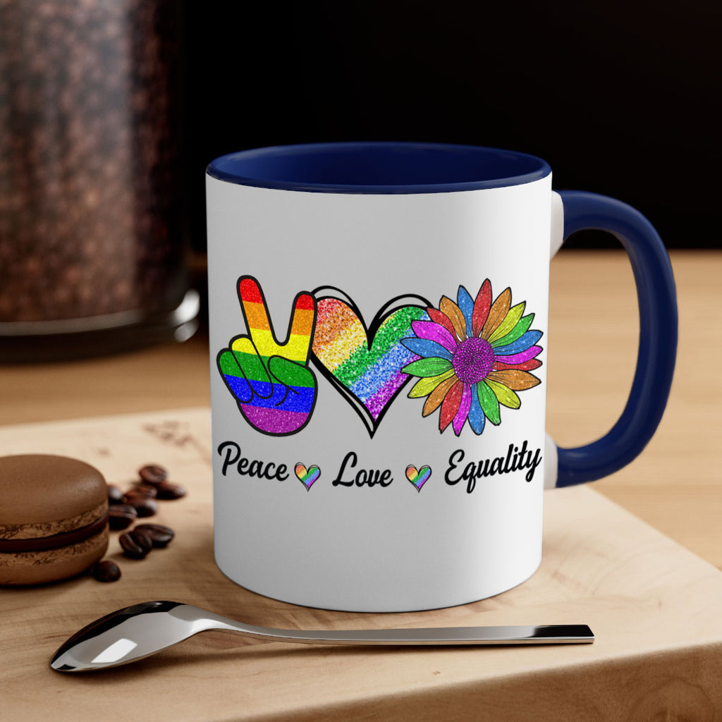 Peace Love Equality Lgbt Pride Design 40#- lgbt-Mug / Coffee Cup