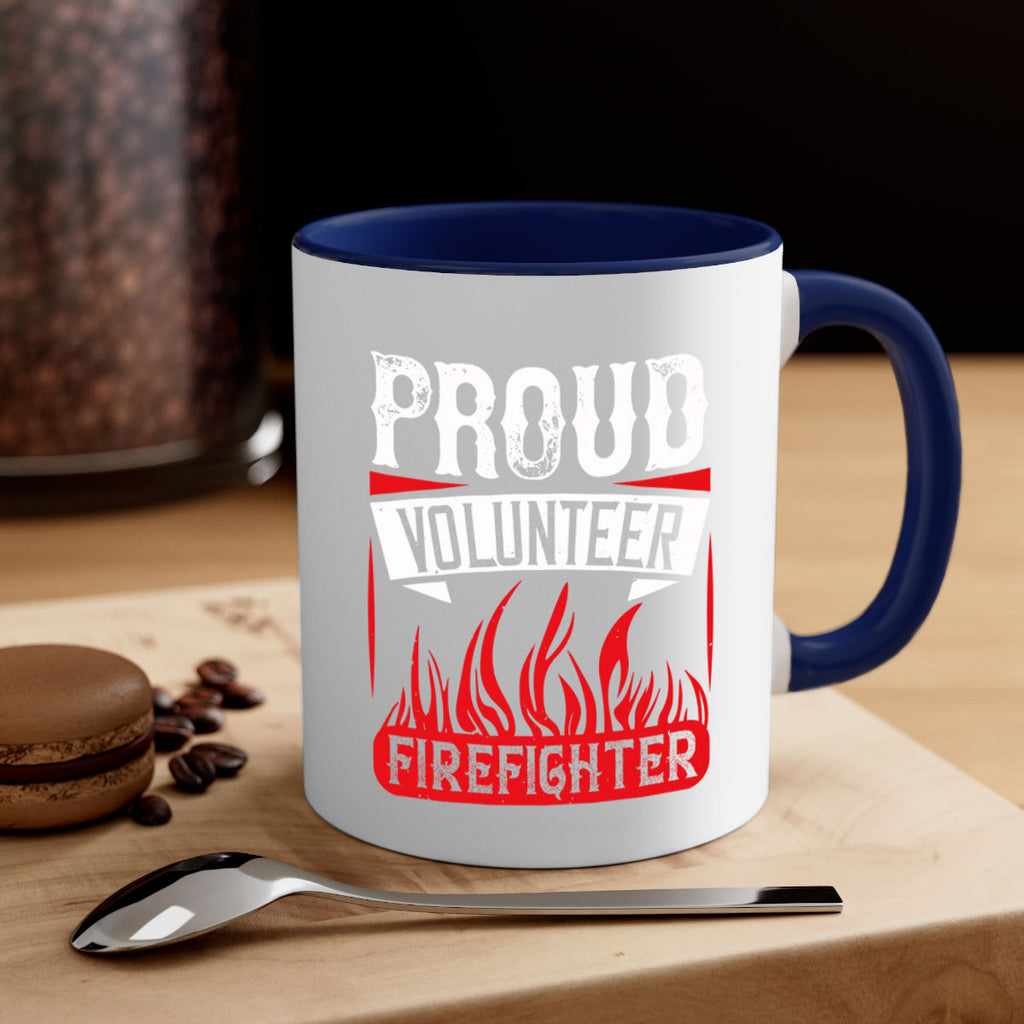 Proud Volunteer Firefighter Style 35#-Volunteer-Mug / Coffee Cup