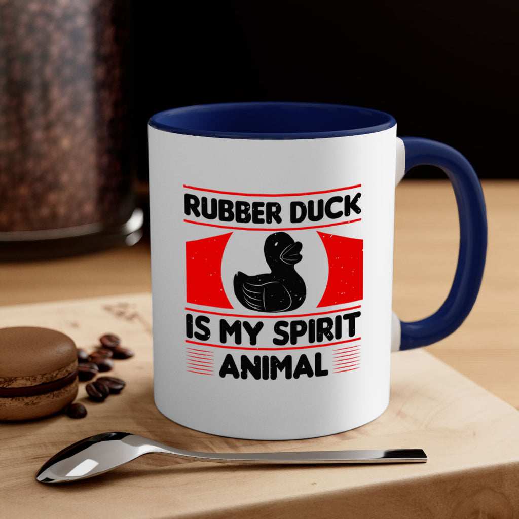 Rubber duck is my spirit animal Style 19#- duck-Mug / Coffee Cup