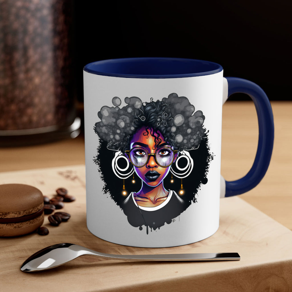 Sparkling Black Girl Design 10#- Black women - Girls-Mug / Coffee Cup