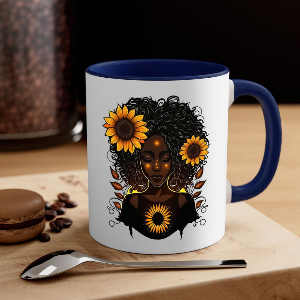 Sparkling Black Girl Design 13#- Black women - Girls-Mug / Coffee Cup