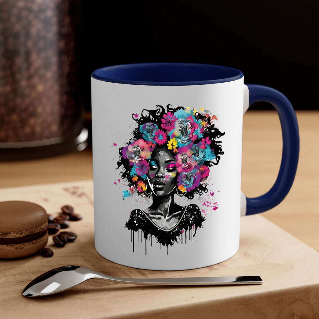 Sparkling Black Girl Design 17#- Black women - Girls-Mug / Coffee Cup