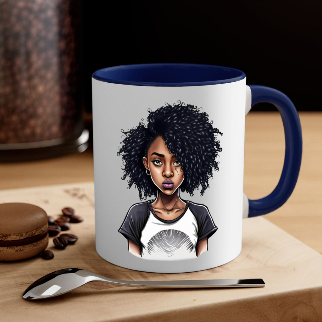 Sparkling Black Girl Design 18#- Black women - Girls-Mug / Coffee Cup