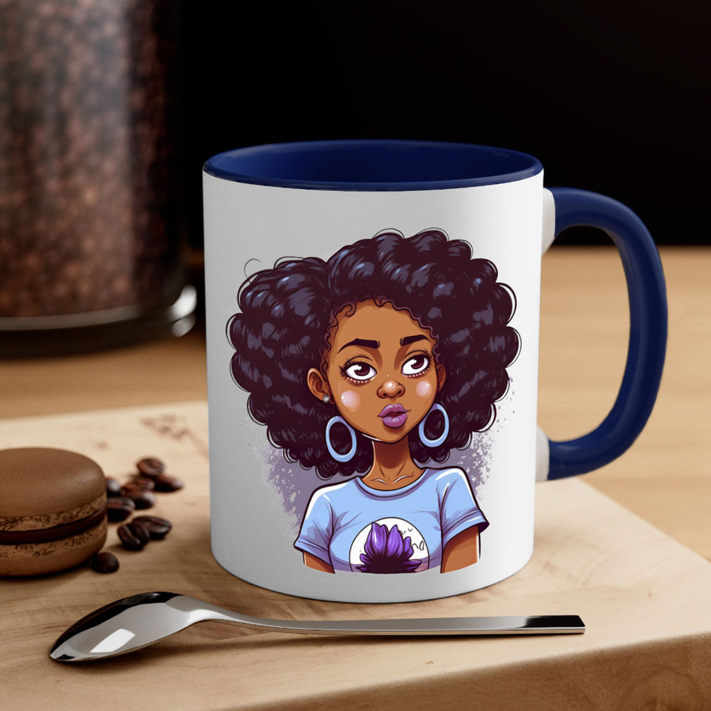 Sparkling Black Girl Design 20#- Black women - Girls-Mug / Coffee Cup