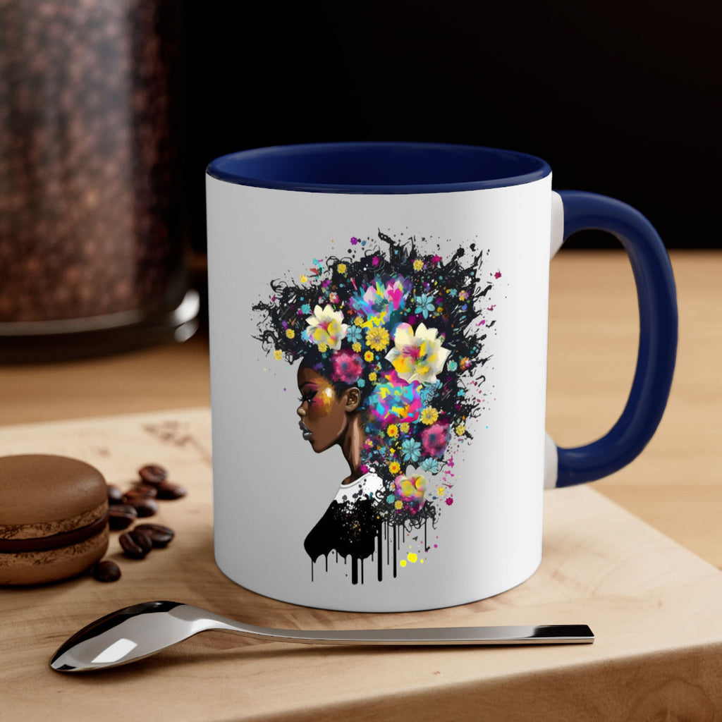 Sparkling Black Girl Design 2#- Black women - Girls-Mug / Coffee Cup